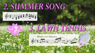 Frösö Flowers: Summer Song and Lawn Tennis (Book 1, no 2+3/8)