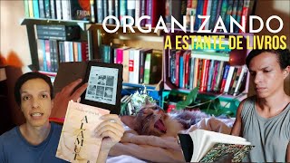 vlog limpando e organizando minha estante de livros, primeiras leituras e metas de ano novo