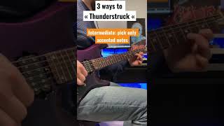 3 ways to « Thunderstruck » #acdc #guitarcover #guitarsolo