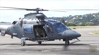 RNZAF A109 Helicopter visit to Wellington Airport Life flight open day