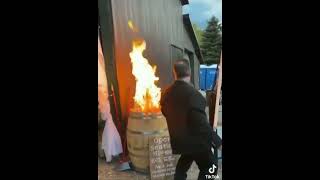 Man Accidentally Start Fire at Wedding