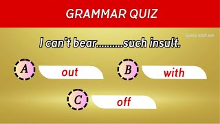 mixed grammar quiz | English Grammar Test #triviaquiz #englishtest #guesswithme #grammartest