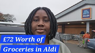 UK Living 🇬🇧 | What £72 Can Get You in Aldi | Aldi Price Match Series