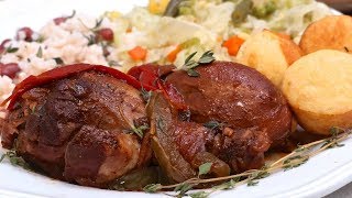 Jamaican Brown Stew Chicken (Village Recipe!)