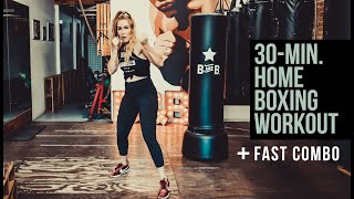 HOME BOXING WORKOUT & FAST COMBO IN BOXING