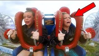 PEOPLE BEING SCARED ON ROLLER COASTERS ! 🤣🤣🤣