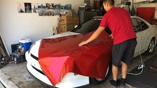 Wrapping the Hood - Honda Prelude 5th Gen