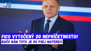 Fico vytočený do nepríčetnosti!!EÚ nepotrebuje redistribúciu migrantov,ale ochranu vonkajších hraníc