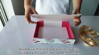 foldable custom gift box, factory sales