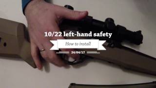 Swapping the safety on a Ruger 10/22