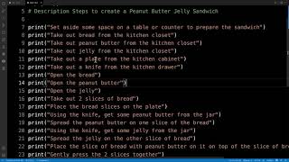 CTEC 121: Converting PBJ Task List to Python