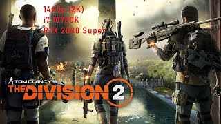 Tom Clancy's The Division 2 | 1440p , ULTRA , Gameplay | Desktop PC