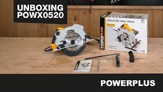 POWERPLUS - Unboxing the POWX0520 circular saw