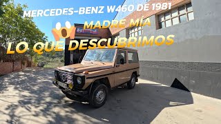 Vaya descubrimiento hacemos cerca de mi casa gracias a mí última compra, el mercedes 300gd de 1981