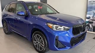 2023 BMW X1 Portimao Blue With Ambient Light