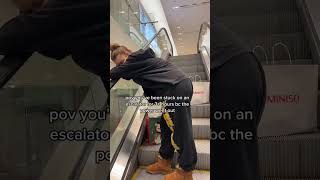 Stuck On The Escalator tiktok sweedishberryspliffs