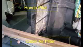 Replacing super dirty 2004 Honda Pilot cabin air filter | Tips and when to replace