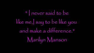 Marilyn Manson - Into The Fire (Lyrics)