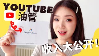 ❗YouTube收入大公开 ！我做视频究竟赚了多少钱 😱？| YouTube赚钱 被动收入