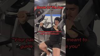 DON’T LET YOUR PAST DEFINE YOU - Quote Of The Day #31 #gym #motivation #viral #shortvideo #quotes