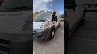 Ram Promaster carpet cleaning van