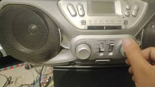 rs1500 Samsung boombox CD FM radio working hai model no RCD v-vs30