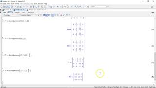 System of linear equations with infinitely many solutions