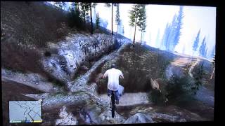 Biking down Mt. Chiliad in GTA V