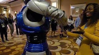 check out this smart robot.  do u think it really is a robot? #expcon2022 in #lasvegas