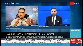 20 Haziran 2023 EkoTürk TV / #TCMB #Faiz Tahminlerindeki Karmaşa ve #DolarTL Beklentisi