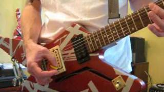 EVH SHARK GUITAR REPLICA runnin with the devil