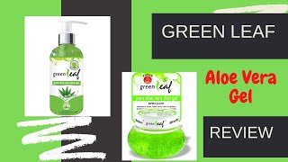 Green Leaf Aloe Vera Gel | Review | With Pros And Cons | Megha's beauty land