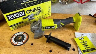 Ryobi 18V Angle Grinder - Unboxing