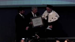 Conferimento della Laurea Honoris Causa in Filosofia del Mondo Contemporaneo ad Antonio Tajani