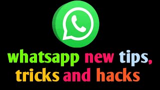 Whatsapp ki 5 tips, tricks & hacks | tech competition