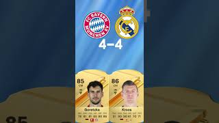 Real Madrid vs Bayern Munich Predicted Match Outcome by EA FC24 Ratings | #soccer #ucl #eafc24