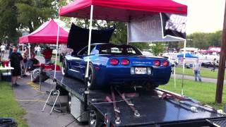 YSI Supercharged Corvette Dyno run at Holley LS Fest 2012