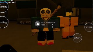 Goofy Sans In The Hub - Roblox Da Backrooms