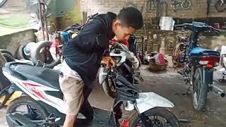 motor beat esp kalau buat jalan kaya orang mabok,miring kiri miring kanan,ini penyebabnya..!!