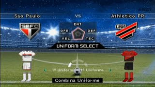 CAMPEONATO BRASILEIRO SÉRIE A - RODADA #22 SÃO PAULO X ATLÉTICO PR - BOMBA PATCH 2024 - GAMEPLAY PS2