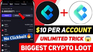 🔥 10$ Instant Withdraw In BIB 😍 New Exchange Loot 💥 New Crypto Loot