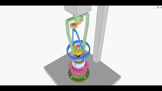 Mechanism for lapping spherical washers