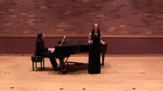 Miranda Brugman singing The Black Swan (Menotti)