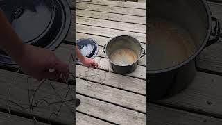 Enamelware Water Bath Canner Pot, Lid and Jar Rack 22 Qt available @ VintageVibeHeartland.etsy.com