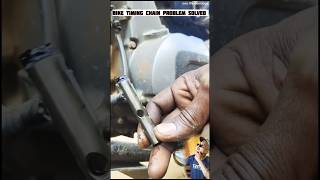 Bike timing chain problem solution| #youtubeshorts