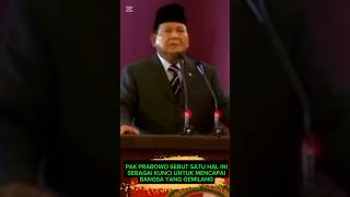 PRABOWO : KUNCI UNTUK JADI BANGSA YANG GEMILANG #belajar #prabowo #presiden2024 #ukri #wisuda #short