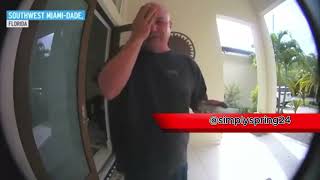 Horrible: Doorbell Video Of A Father Moments After He Shot And Killed His 22-Year-Old Son In Miami!