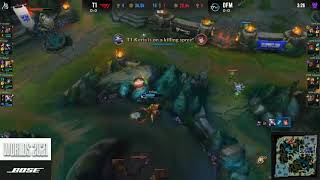 T1 Oner destroying DFM on Talon with Keria yumi