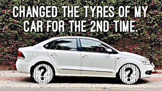 Got New Tyres For Volkswagen Vento | Cost To Replace a Tyre | Replaced all the Tyres for 2nd Time!