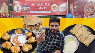 One Of The Best Burger & Shawarma In Delhi || Shawarma Point Wazirabad #shawarma #delhi #streetfood